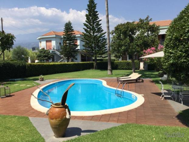 Villa Con Piscina Esclusiva Vista Etna Mascali Exterior foto